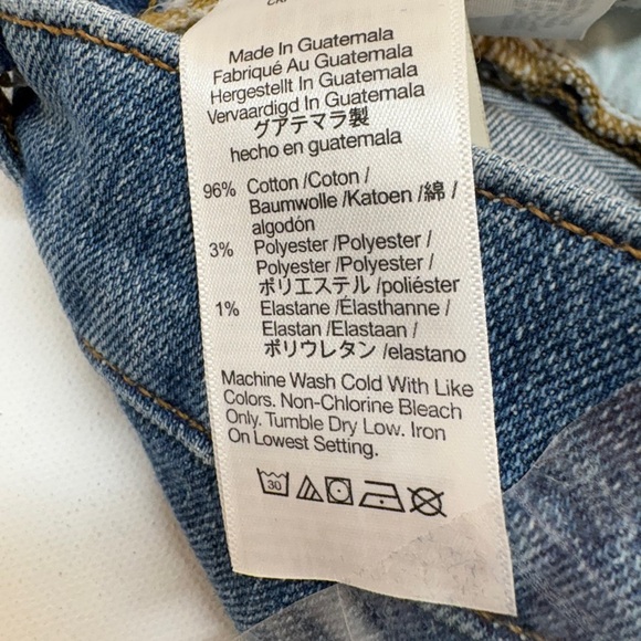 Madewell The Momjean High Rise Tapered Leg Jeans Sz 25 - Picture 6 of 9